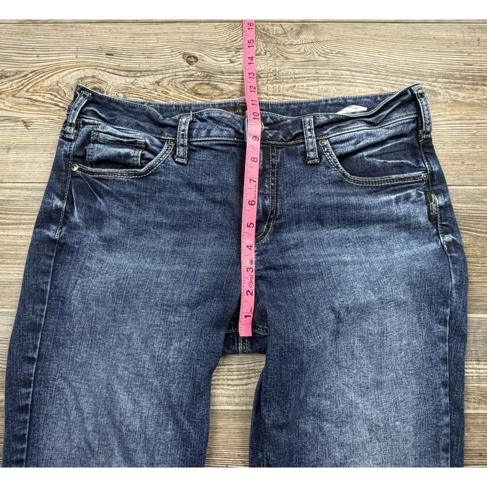 Silver Suki Slim Boot Jeans Women's 34x32 Medium Wash Denim‎ Medium Wash Stretch